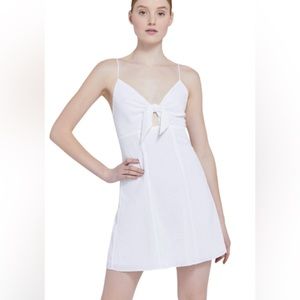 Alice + Olivia Strapped white dress